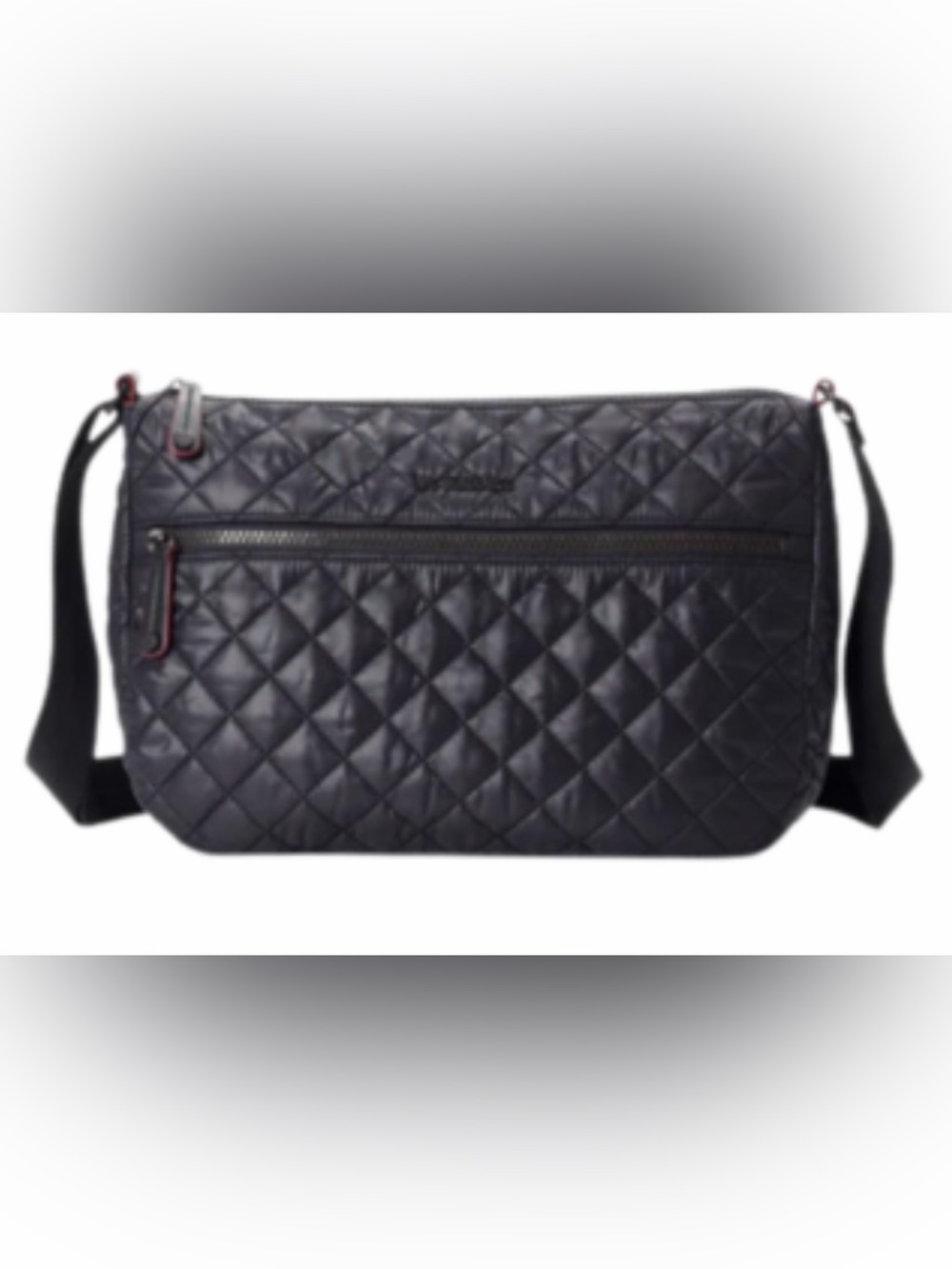 MZ Wallace Quilted Crossbody Bag in Black